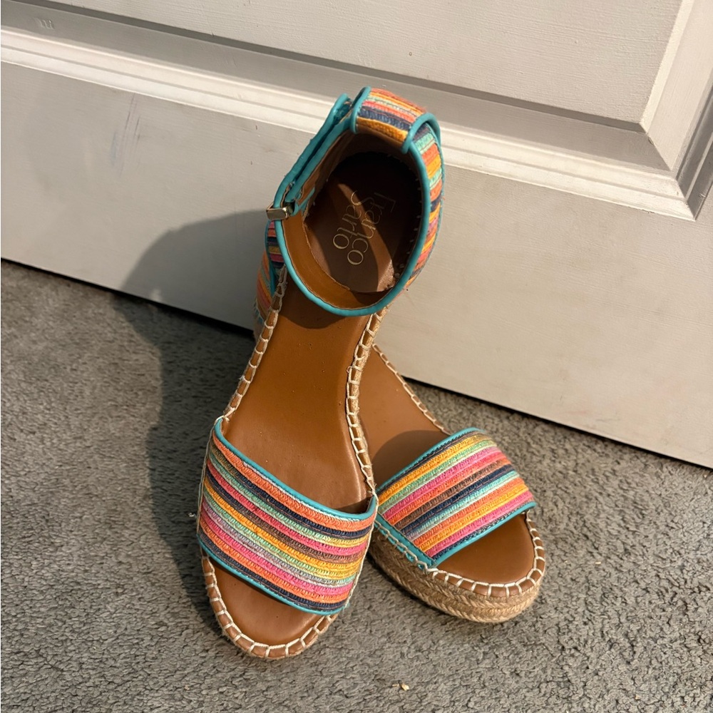 Franco Sarto Multicolor Espadrille Sandals